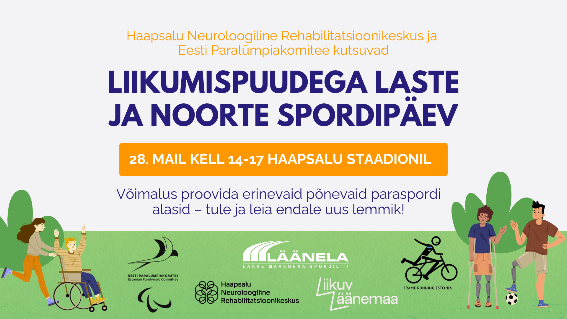 Liikumispuudega laste spordipäev 28.05.2026